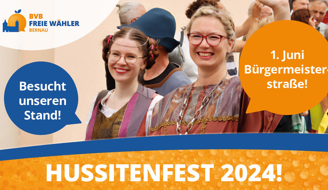 Einladung zum Hussitenfest in Bernau!