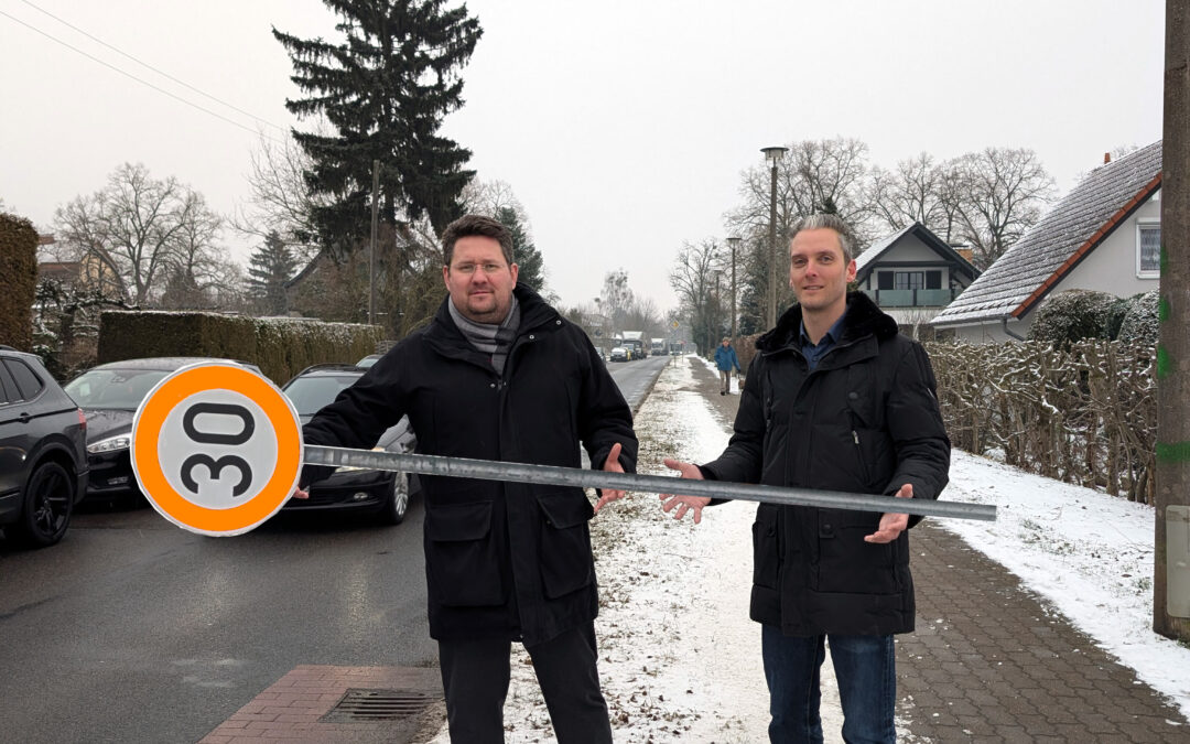 Mehr Verkehrssicherheit: Tempo 30 Für die Sachtelebenstraße